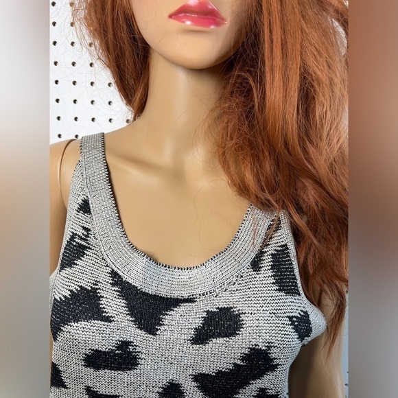 Nic&Zoe SQUIGGLE TAPE TANK, Black multi in Women’s Large - Picture 2 of 14